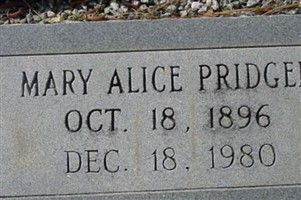 Mary Alice Pridgen