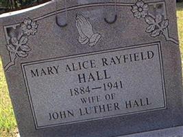 Mary Alice Rayfield Hall