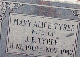Mary Alice Singleton Tyree