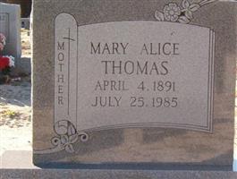 Mary Alice THOMAS