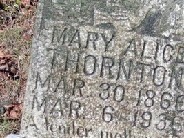 Mary Jane Alice Utter Thornton