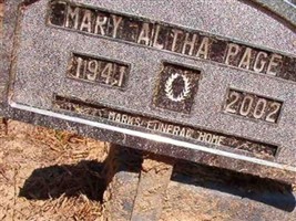 Mary Altha Henry Page