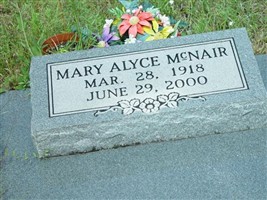 Mary Alyce McNair Mary Alyce McNair