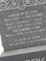 Mary Amanda Pingree Cook Mary Amanda Pingree Cook
