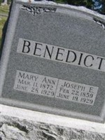 Mary Ann Benedict Mary Ann Benedict