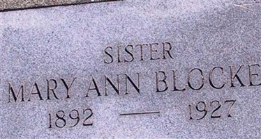 Mary Ann Blocker Mary Ann Blocker