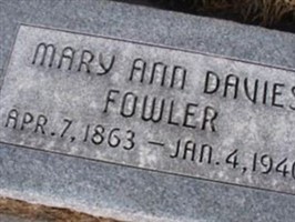 Mary Ann Davies Fowler