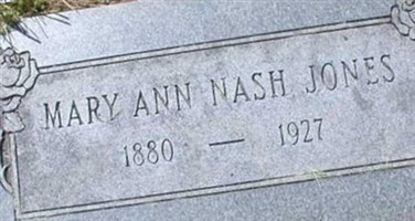 Mary Ann Nash Jones