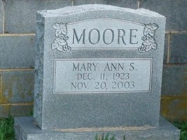 Mary Ann S Moore Mary Ann S Moore