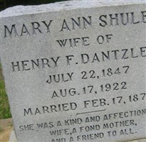 Mary Ann Shuler Dantzler Mary Ann Shuler Dantzler