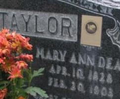 Mary Ann Taylor