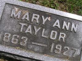 Mary Ann Taylor