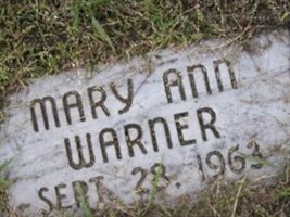Mary Ann Warner