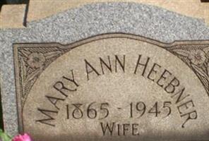 Mary Ann Weible Heebner