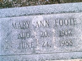 Mary Anne Foote