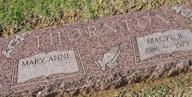 Mary Anne Hillman Thornton