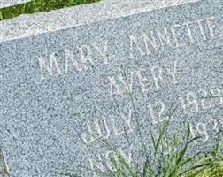 Mary Annette Avery