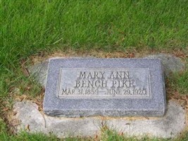 Mary Ann Anson Bench Pike
