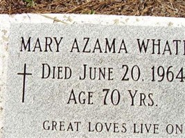 Mary Azama Whatley