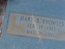Mary B. Knowles Mary B. Knowles