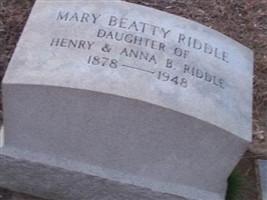 Mary Beatty Riddle