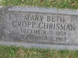 Mary Beth Gropp Chrisman