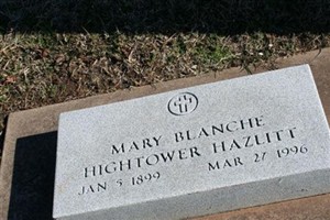Mary Blanch Hightower Hazlitt