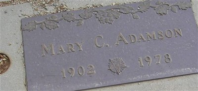 Mary C. Adamson Mary C. Adamson