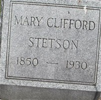 Mary C Stetson Mary C Stetson