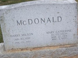 Mary Catherine Etchison McDonald