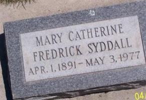 Mary Catherine Fredrick Syddall