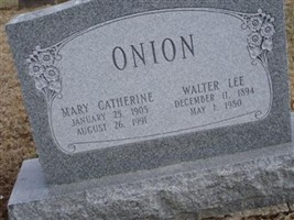 Mary Catherine Onion Mary Catherine Onion