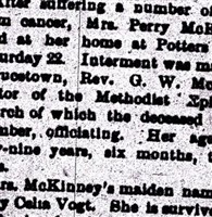 Mary Cecelia Vogt McKinney