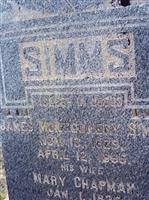 Mary Chapman Lewis Simms