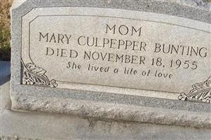 Mary Culpepper Bunting