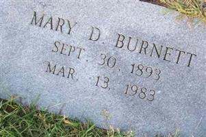 Mary D Burnett