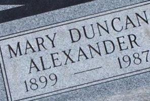 Mary Duncan Alexander