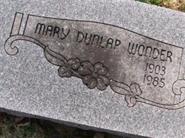 Mary Dunlap Wonder