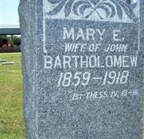 Mary E, Bartholomew