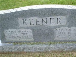 Mary E Bickford Keener