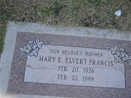 Mary E. Elvert Francis Mary E. Elvert Francis