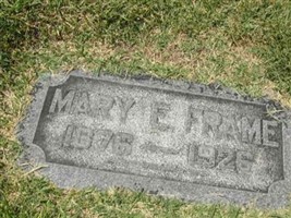 Mary E. Frame Mary E. Frame