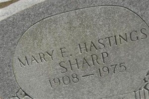 Mary E. Hastings Sharp Mary E. Hastings Sharp