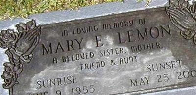 Mary E Lemon