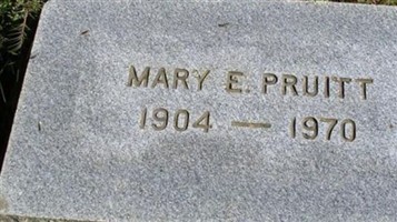 Mary E. Pruitt Mary E. Pruitt
