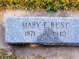 Mary E. Rust Mary E. Rust