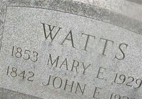 Mary E Watts