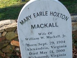 Mary Earle Hoxton Mackall