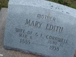 Mary Edith Downey Cornwell
