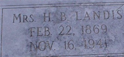 Mary Effie Coppock Landis